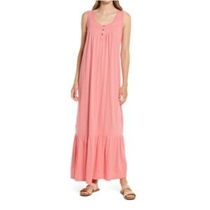 Henley Tank Maxi Dress